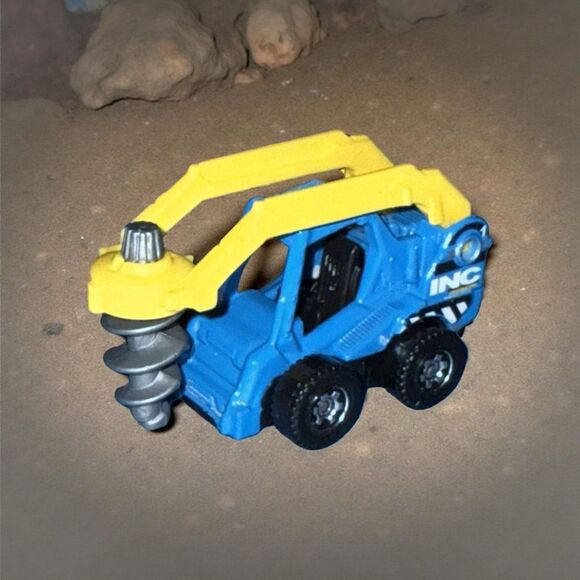 Matchbox Mattel INC Construction Blue INC Hole Driller Vehicle - Picture 1 of 6